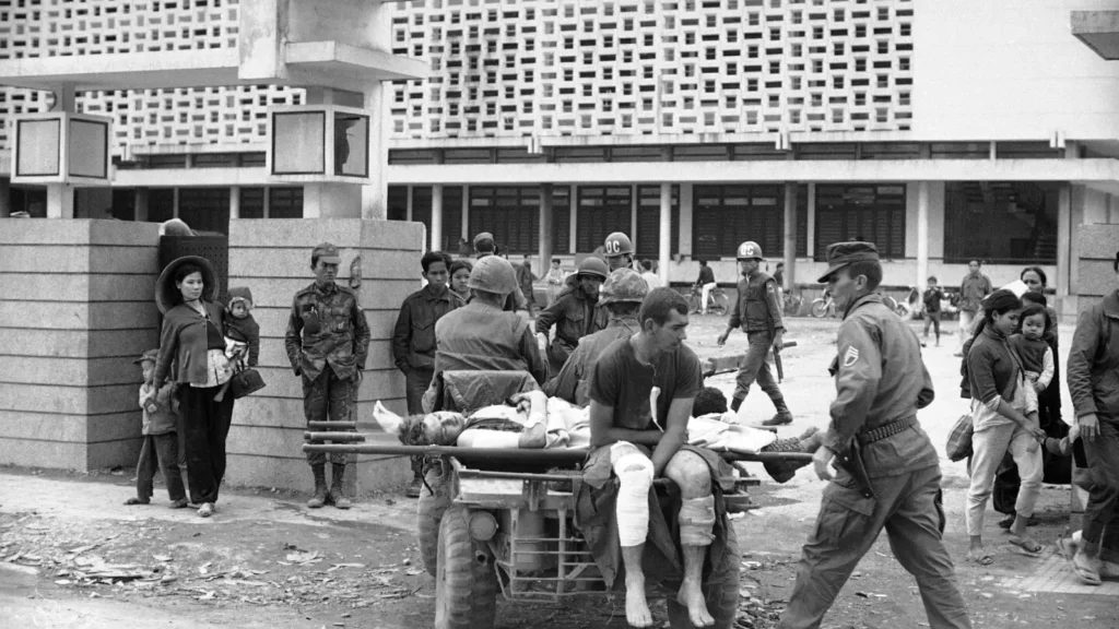 Kedutaan Besar Amerika Serikat usai diserang Viet Cong