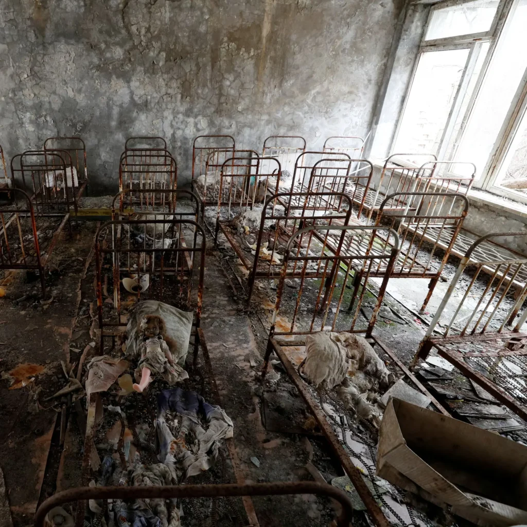 Bangunan yang terdampak radiasi Chernobyl